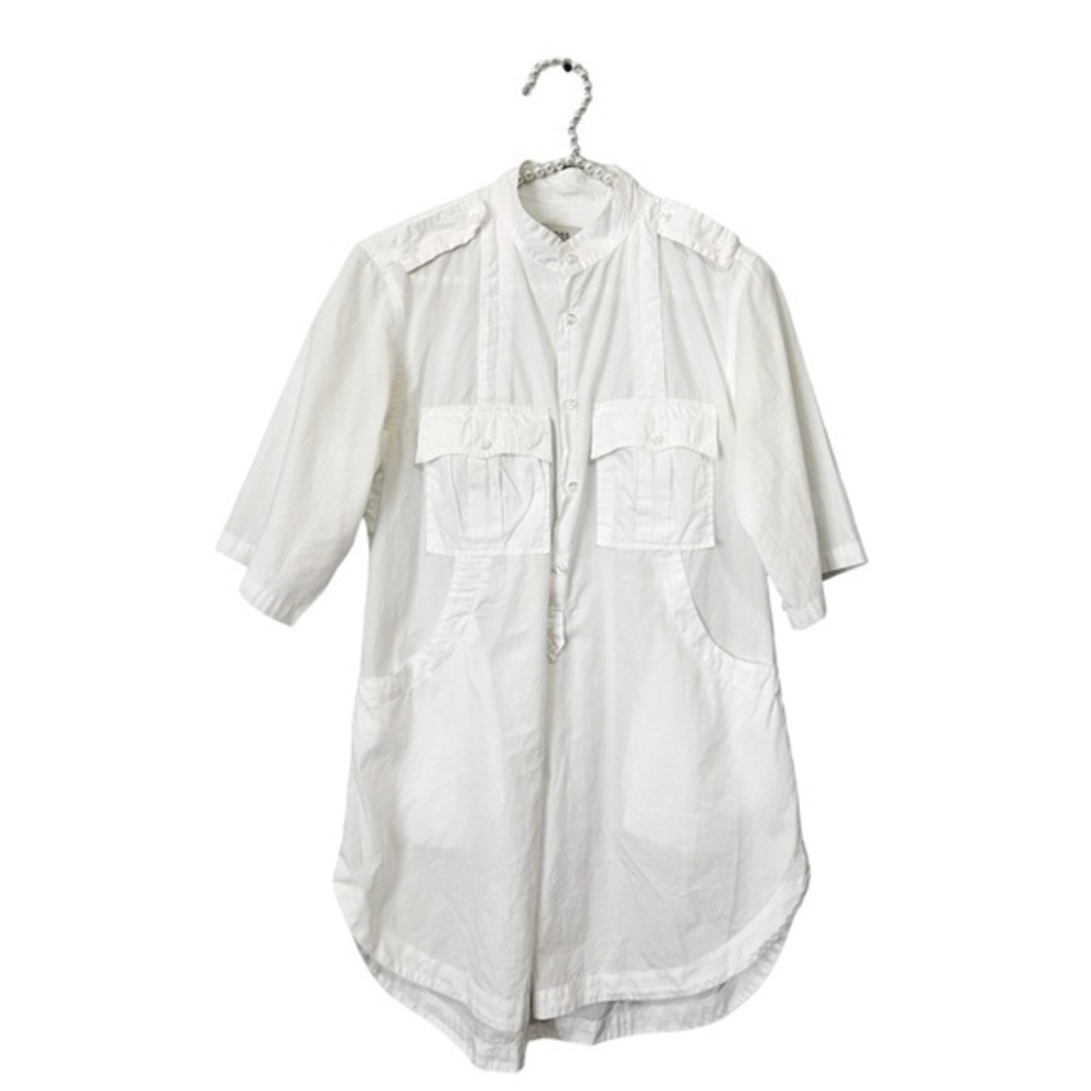 Hoss Intropia White Tunic Top Size 34/ XS‎